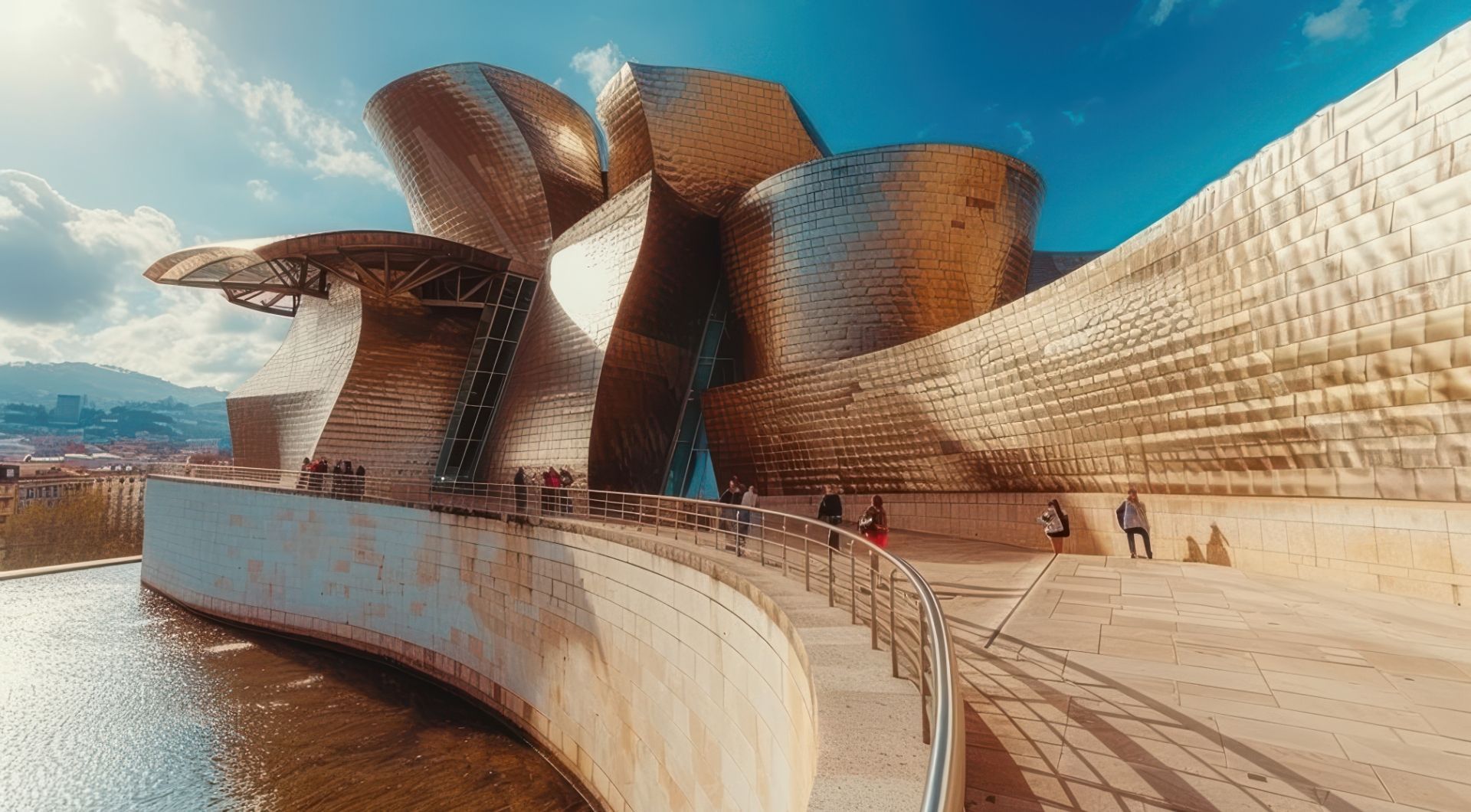 Imagen del edificio guggenheim bilbao
